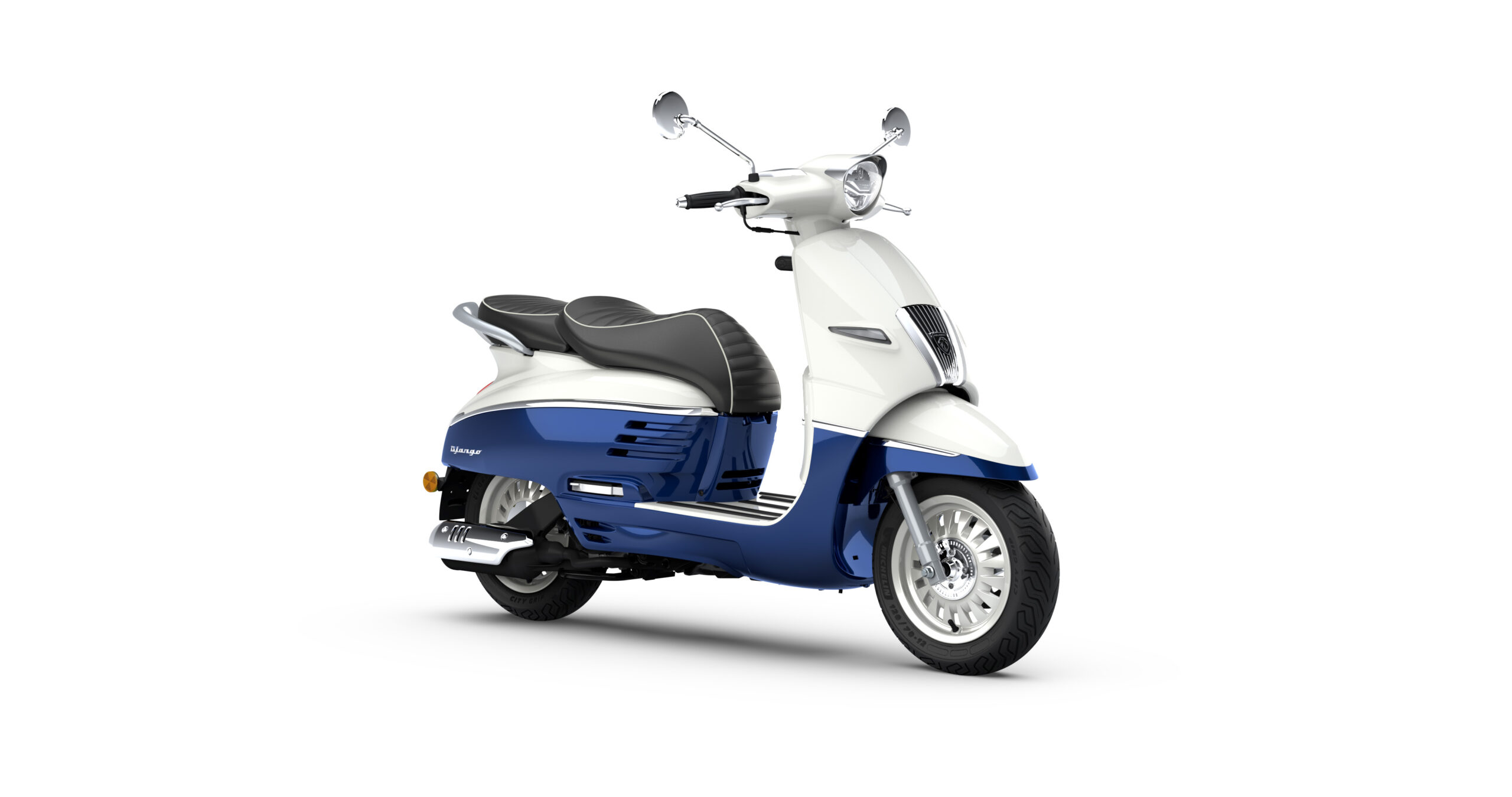 Peugeot motocycle scooter django deep ocean blue 50cc 4t 2024 brest quadnscoot