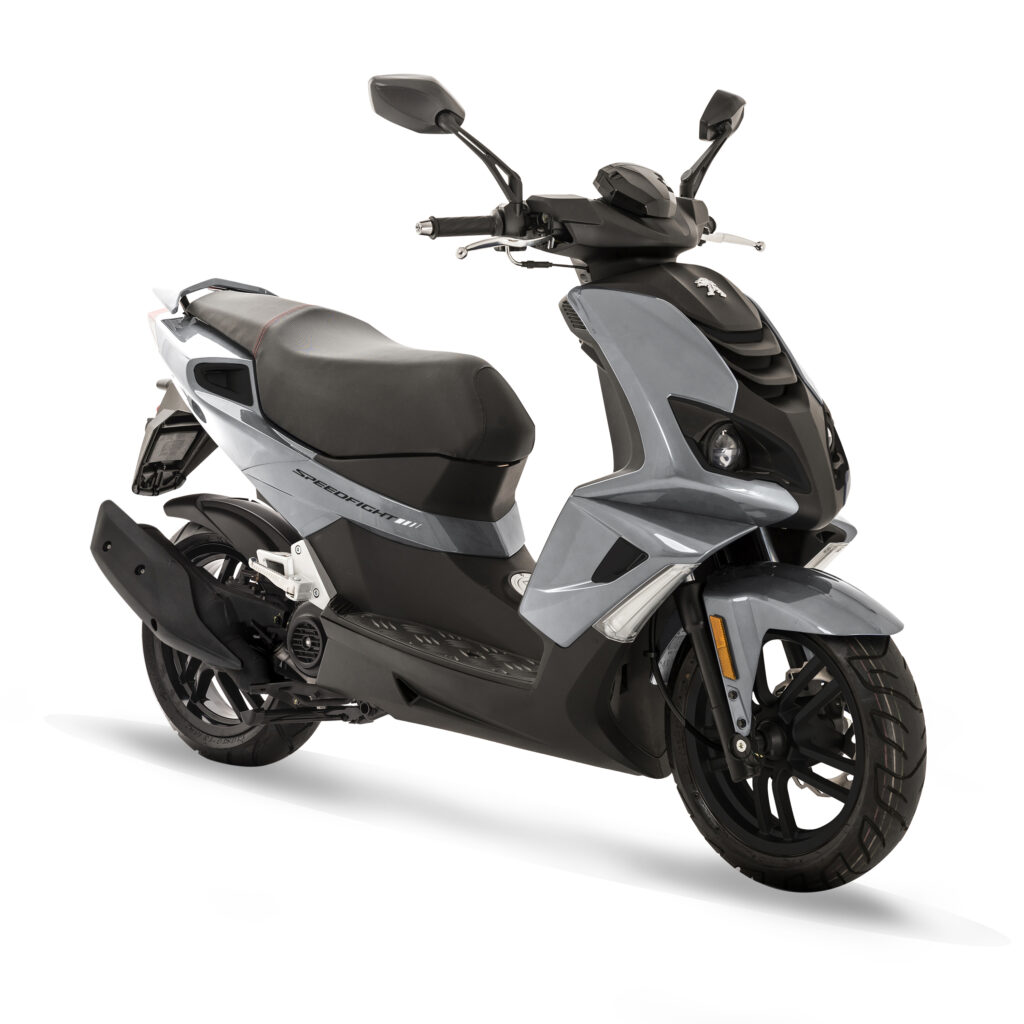 Peugeot motocycle scooter speedfight iced grey 50cc 4t 2024 brest quadnscoot